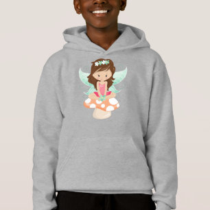 Waldzucht, Niedliche Mühle, braune Haare, Pilz Hoodie