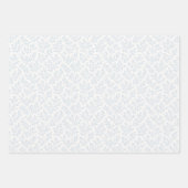 Waldzweige Dusty Blue - Neutral Geschenkpapier Set (Vorderseite)