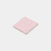 Waldzweige Neutral - Gedämpfte Rose Post-it Klebezettel (angewinkelt)