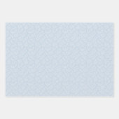 Waldzweige Neutral - Staubblau Geschenkpapier Set (Vorderseite 3)