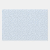 Waldzweige Neutral - Staubblau Geschenkpapier Set (Vorderseite 2)