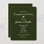 Waldzweige Rustikale Beteiligung Partei Einladung (Vorne/Hinten)