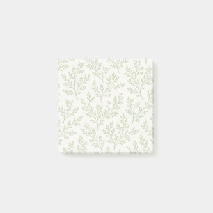 Waldzweige Sanfte Olive - Neutral Post-it Klebezettel