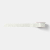 Waldzweige Sanfte Olive - Neutral Satinband (Vorderseite)