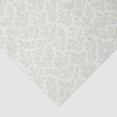 Waldzweige Sanfte Olive - Neutral Seidenpapier (Detail)