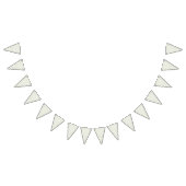 Waldzweige Sanfte Olive - Neutral Wimpelkette (Alle)