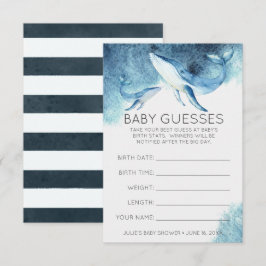 Wale | Baby Shooting Game Einladung