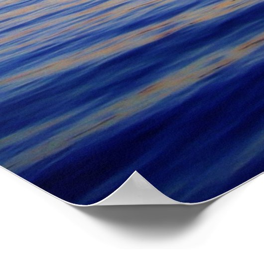 Wale bei Sonnenuntergang Poster (Ecke)