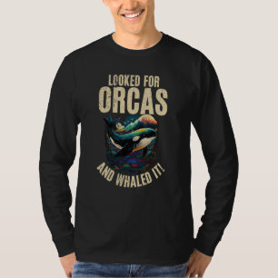 Wale beobachten Delfin Pottwal Sagt Orca Wal T-Shirt