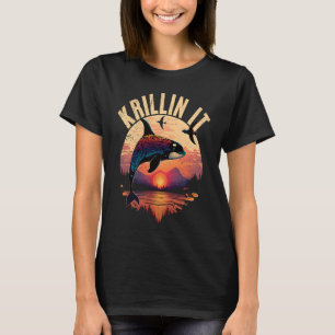 Wale beobachten Delfin Pottwal Sagt Orca Wal T-Shirt