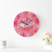 Wale Blume des Lebens Große Wanduhr (Zuhause)
