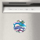 Wale, Delphine und Schweinswale Magnet (In Situ (Geschirrspüler))