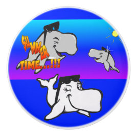 Wale der Sommerzeit Cartoon Keramik Pull Keramikknauf