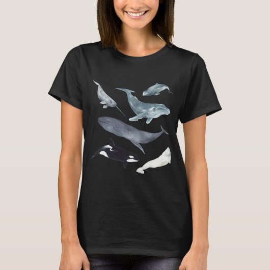 Wale der Welt T-Shirt (Vorderseite)