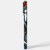 Wale, die durch lebendige Ozeanwellen schwimmen Case-Mate iPhone Hülle (Rückseite / Links)