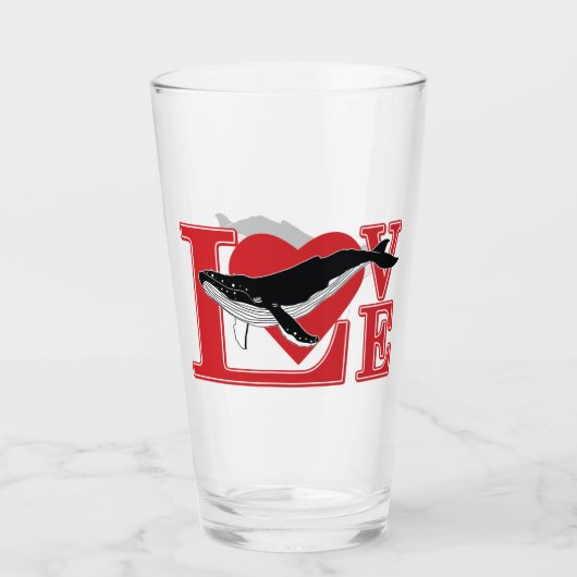 Wale, die Wale Gerettet Glas (Vorderseite)