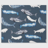 Wale Geschenkpapier (Flach)