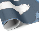 Wale Geschenkpapier (Rolleneckpunkt)