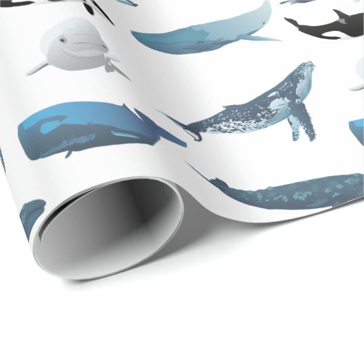 Wale Geschenkpapier (Rolleneckpunkt)