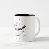 Wale in Baja California Zweifarbige Tasse (VorderseiteRechts)