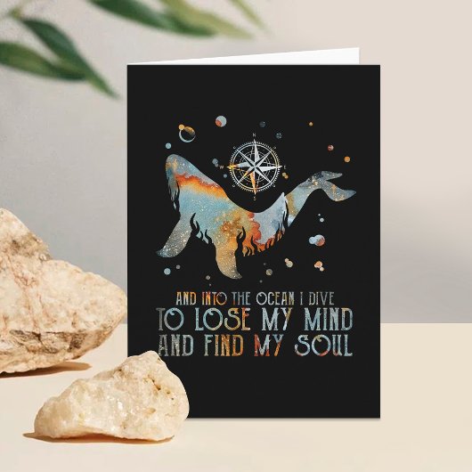 Wale in den Ozean tauche ich, um mein Geistermeer  Karte