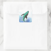 Wale Meeresblauer Liebe Aufkleber Art (Tasche)