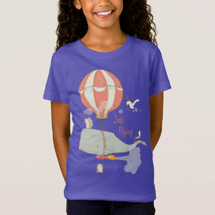 Wale mit einem Ballon, Igeln & Möwen T-Shirt