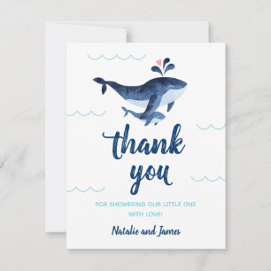 Wale Nautical Unter dem Meer Baby Shower Danke sch