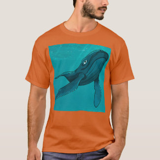 Wale Niedliche Meeressäuger Whale Lover Ocean Crea T-Shirt