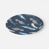 Wale Pappteller (Schrägansicht)