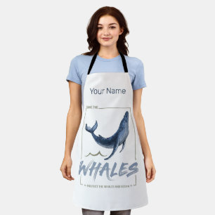 Wale schützen Wale und Meereswasser Schürze