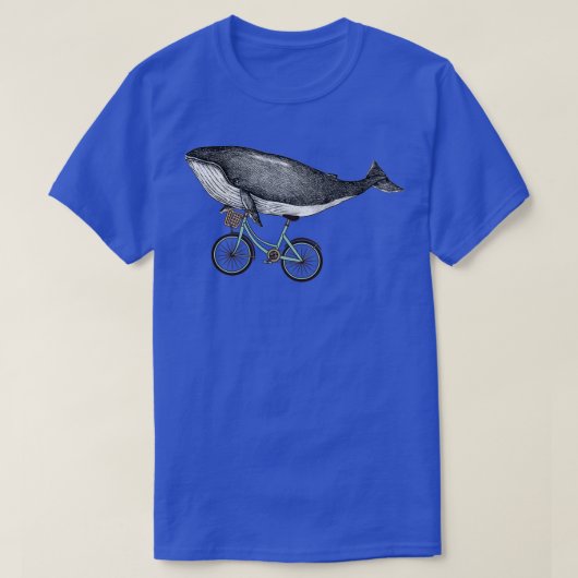 Wale sind Fahrradfahrer T-Shirt (Design vorne)