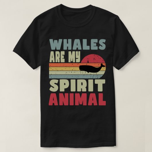 Wale sind mein geistiger tierischer T - Shirt (Design vorne)