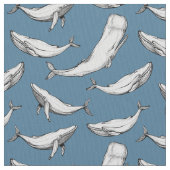 Wale sind überall stoff (Nahaufnahme)