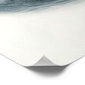 Wale springen aus Ozeanbildern Klein Poster (Ecke)