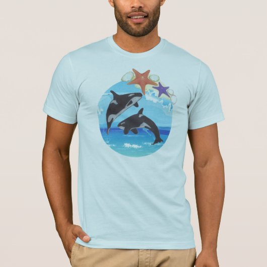 Wale springen T-Shirt (Vorderseite)