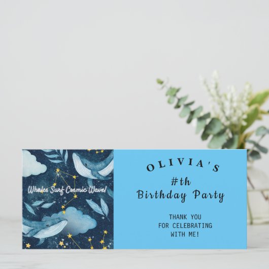 Wale Surf Cosmic Waves Constellation Danke (Stehend Vorderseite)