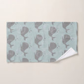 Wale und Blasen Badhandtuch Set (Handtuch)