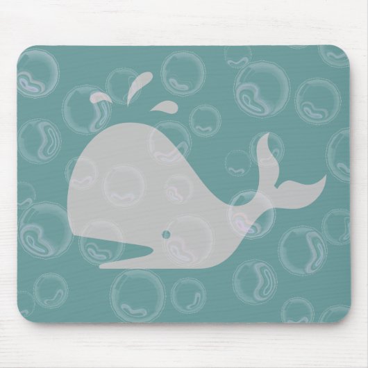 Wale und Blasen Mousepad (Vorne)