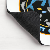 Wale und Delphine Mousepad (Ecke)