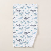 Wale und Killerwale Badhandtuch Set (Handtuch)