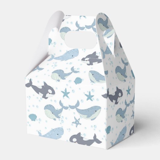Wale und Killerwale Geschenkschachtel (Rückseite)