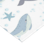 Wale und Killerwale Tischdecke (Schrägansicht)