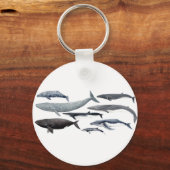 Wale und rechte Wale Schlüsselanhänger (Vorderseite)