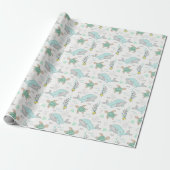 Wale und Schildkröten Geschenkpapier (Ungerollt)