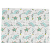 Wale und Schildkröten Große Geschenktüte (Rückseite)