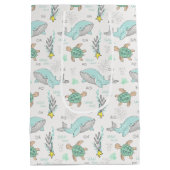 Wale und Schildkröten Mittlere Geschenktüte (Rückseite)