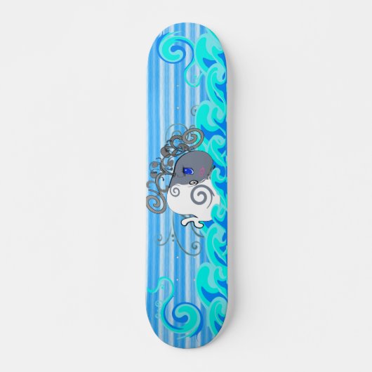 Wale und Wale Skateboard (Vorne)