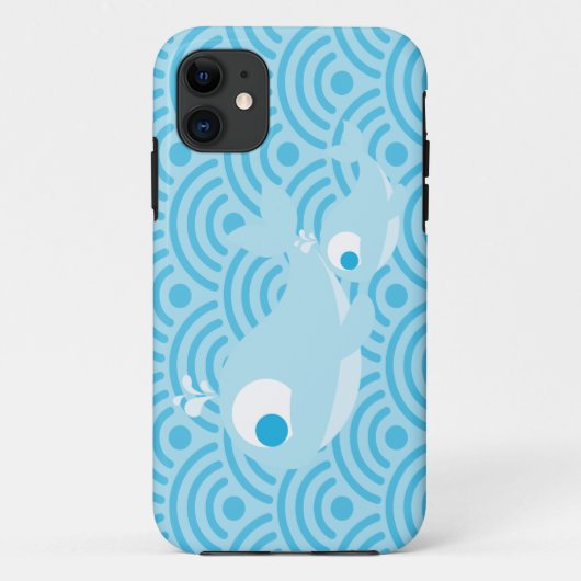 Wale und Waves Case-Mate iPhone Hülle (Rückseite)