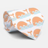 Wale und Wellen Krawatte (Gerollt)